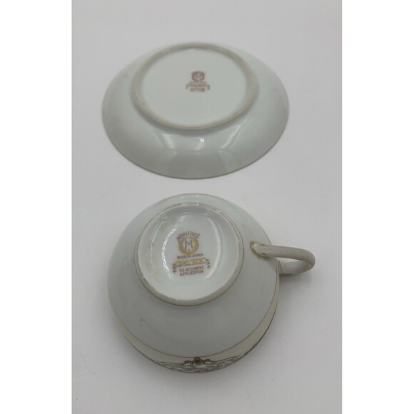 Antique Noritake chelsea 5 Tea Cup and Saucer Set Made in Japan - Picture 9 of 11
